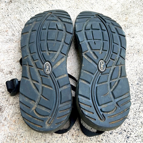 Size 9 Black Double Strap Chacos - Picture 2 of 2
